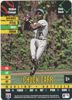 1995 Donruss Top of the Order #NNO Chuck Carr Front