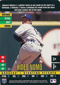 1995 Donruss Top of the Order #NNO Hideo Nomo Front