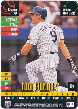 1995 Donruss Top of the Order #NNO Todd Hundley Front
