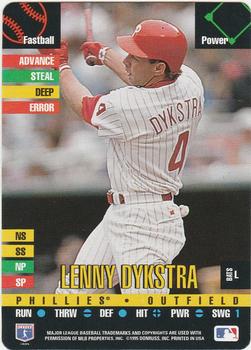 1995 Donruss Top of the Order #NNO Lenny Dykstra Front