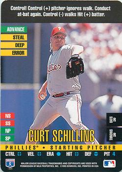 1995 Donruss Top of the Order #NNO Curt Schilling Front