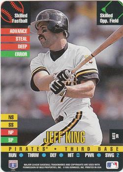 1995 Donruss Top of the Order #NNO Jeff King Front