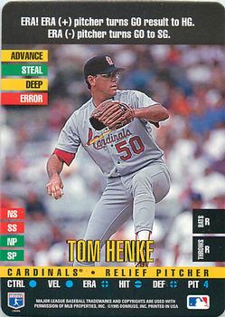 1995 Donruss Top of the Order #NNO Tom Henke Front