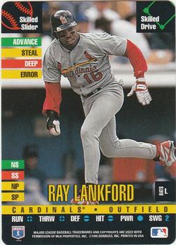 1995 Donruss Top of the Order #NNO Ray Lankford Front