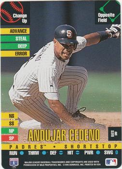 1995 Donruss Top of the Order #NNO Andujar Cedeno Front