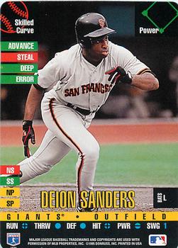 1995 Donruss Top of the Order #NNO Deion Sanders Front