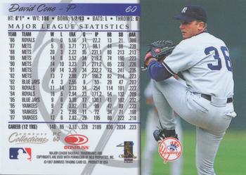 1998 Donruss Collections Donruss - Prized Collections #PC 60 David Cone Back