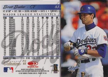 1998 Donruss Collections Donruss - Prized Collections #PC 83 Brett Butler Back