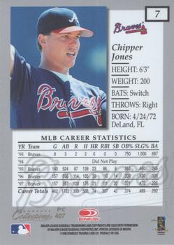 1998 Donruss Collections Elite - Prized Collections #PC 407 Chipper Jones Back