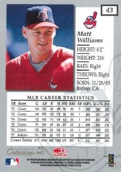 1998 Donruss Collections Elite - Prized Collections #PC 443 Matt Williams Back