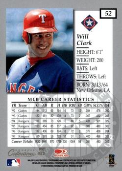 1998 Donruss Collections Elite - Prized Collections #PC 452 Will Clark Back