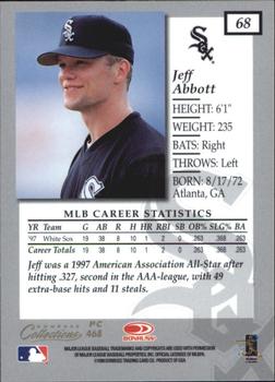 1998 Donruss Collections Elite - Prized Collections #PC 468 Jeff Abbott Back