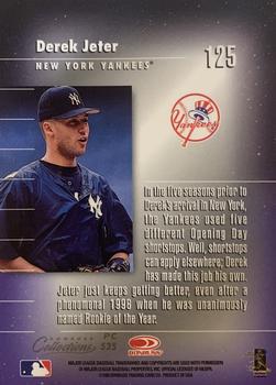 1998 Donruss Collections Elite - Prized Collections #PC 525 Derek Jeter Back