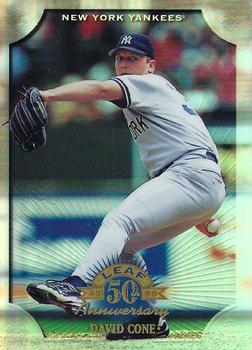 1998 Donruss Collections Leaf - Prized Collections #PC 226 David Cone Front