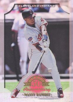 1998 Donruss Collections Leaf - Prized Collections #PC 232 Manny Ramirez Front