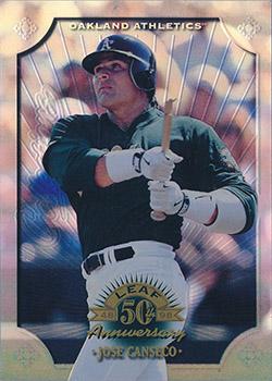 1998 Donruss Collections Leaf - Prized Collections #PC 308 Jose Canseco Front