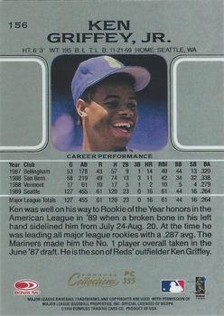 1998 Donruss Collections Leaf - Prized Collections #PC 355 Ken Griffey Jr. Back