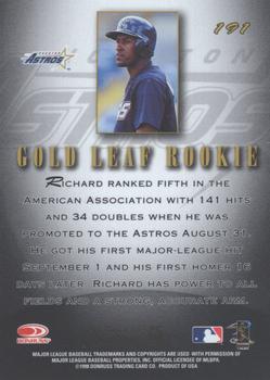 1998 Donruss Collections Leaf - Prized Collections #PC 390 Richard Hidalgo Back
