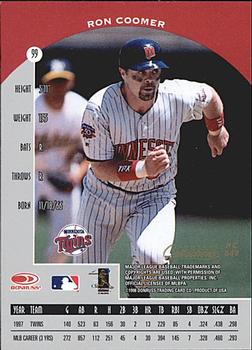 1998 Donruss Collections Preferred - Prized Collections #PC 649 Ron Coomer Back