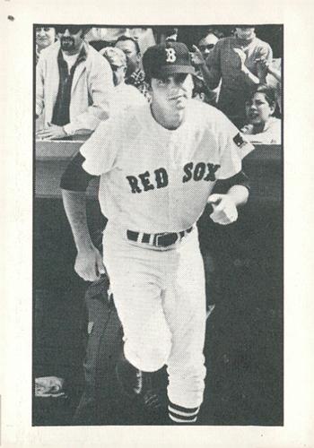 1981 Boston Globe Boston Red Sox #75 Tony Conigliaro Front