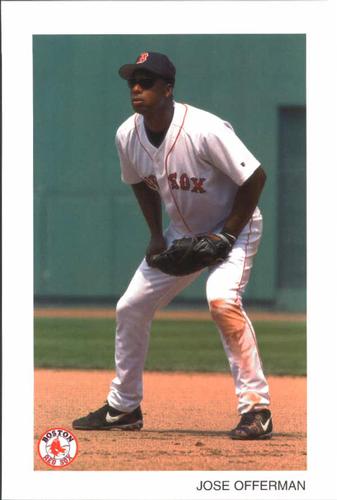 2002 Boston Red Sox #21 Jose Offerman Front