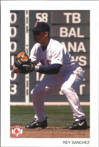2002 Boston Red Sox #24 Rey Sanchez Front