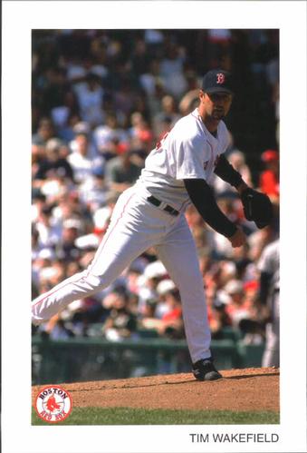 2002 Boston Red Sox #28 Tim Wakefield Front