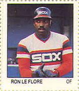 1983 Fleer Stamps #NNO Ron LeFlore Front
