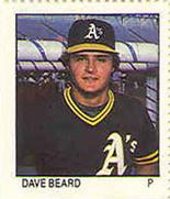 1983 Fleer Stamps #NNO Dave Beard Front