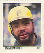 1983 Fleer Stamps #NNO Dave Parker Front