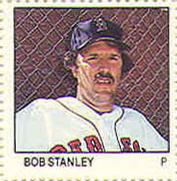 1983 Fleer Stamps #NNO Bob Stanley Front