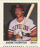 1983 Fleer Stamps #NNO Andre Thornton Front