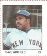 1983 Fleer Stamps #NNO Dave Winfield Front