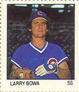 1983 Fleer Stamps #NNO Larry Bowa Front