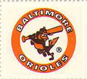 1983 Fleer Stamps #NNO Baltimore Orioles Front