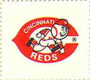 1983 Fleer Stamps #NNO Cincinnati Reds Front