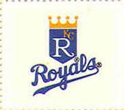 1983 Fleer Stamps #NNO Kansas City Royals Front