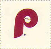 1983 Fleer Stamps #NNO Philadelphia Phillies Front