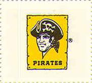 1983 Fleer Stamps #NNO Pittsburgh Pirates Front