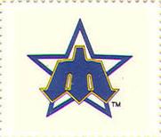 1983 Fleer Stamps #NNO Seattle Mariners Front