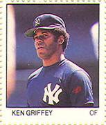 1983 Fleer Stamps #NNO Ken Griffey Front