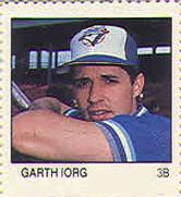 1983 Fleer Stamps #NNO Garth Iorg Front