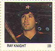 1983 Fleer Stamps #NNO Ray Knight Front