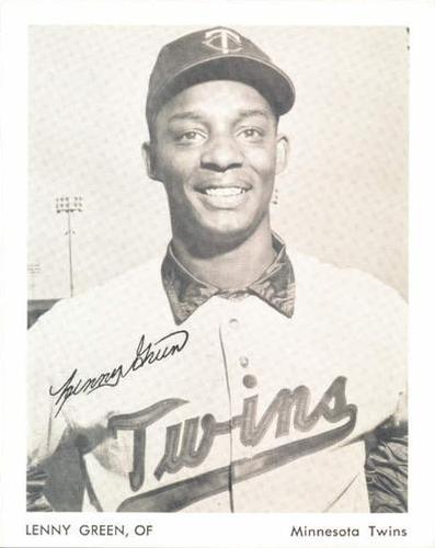 1961 Minnesota Twins 4x5 Photos #NNO Lenny Green Front