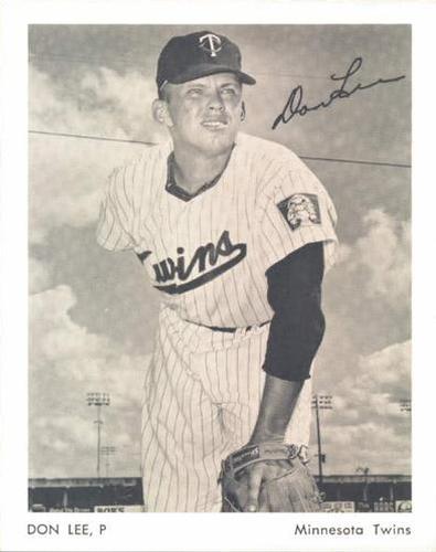 1961 Minnesota Twins 4x5 Photos #NNO Don Lee Front