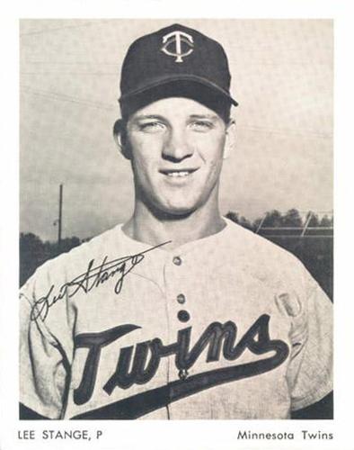 1961 Minnesota Twins 4x5 Photos #NNO Lee Stange Front