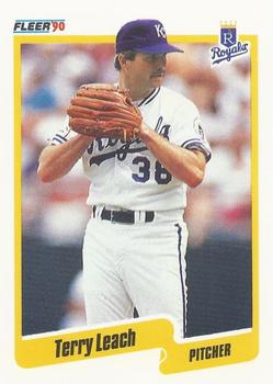 1990 Fleer Canadian #111 Terry Leach Front
