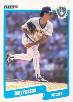 1990 Fleer Canadian #323 Tony Fossas Front