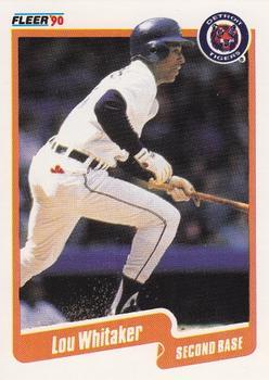 1990 Fleer Canadian #619 Lou Whitaker Front