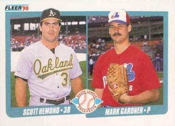 1990 Fleer Canadian #646 Scott Hemond / Mark Gardner Front